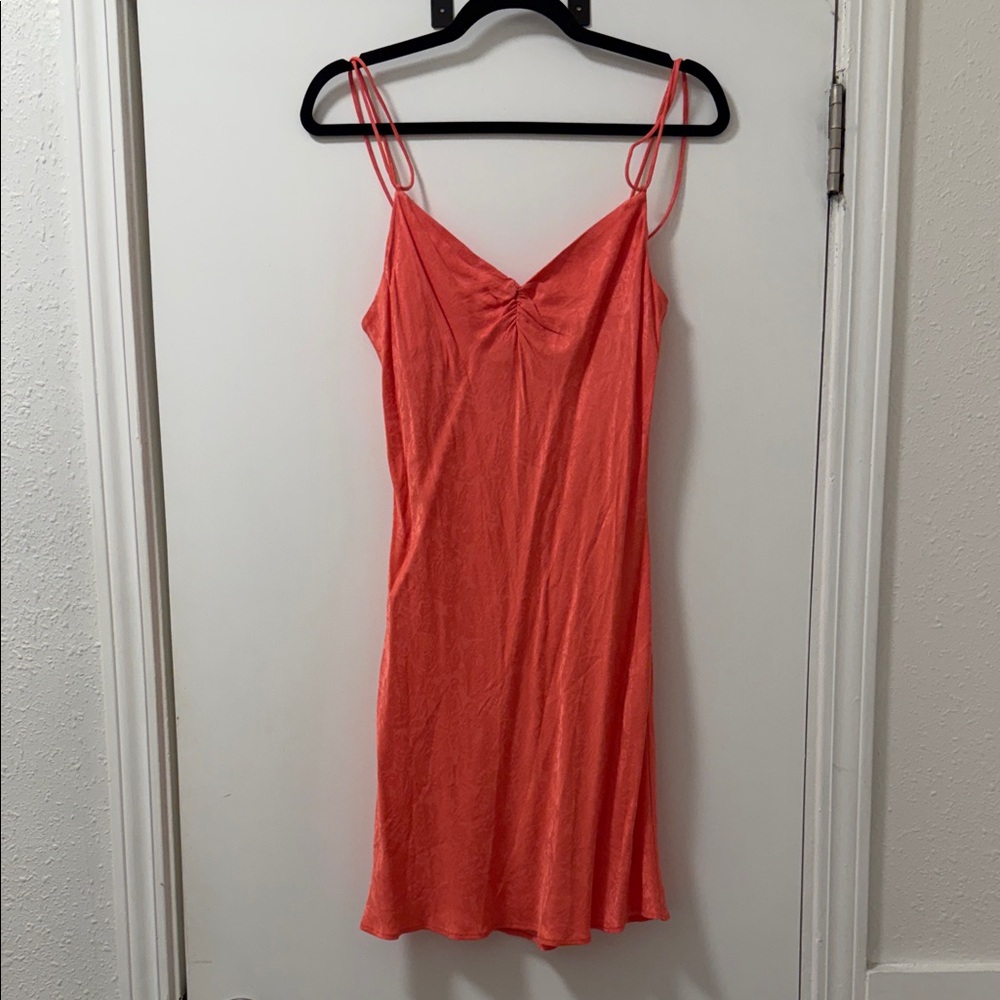 Zara Coral Mini Dress